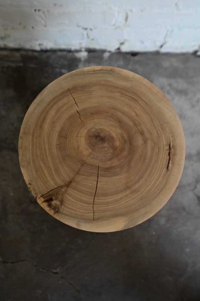 crosscut of a beautiful log, unknown wood