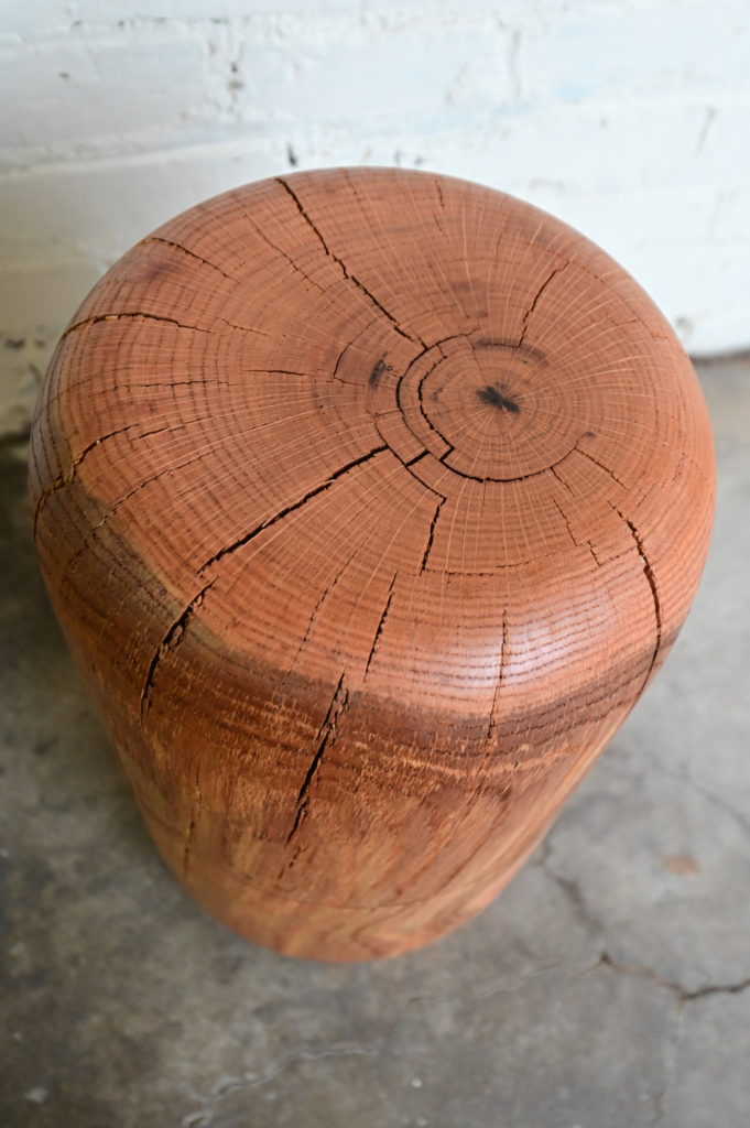 detail of red oak wood